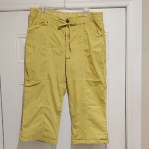 Women's Yellow Casual Pants